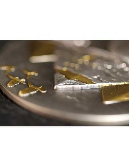 THE GREAT PYRAMID OF GIZA 2 Oz Silver Coin 10000 Francs Chad 2024 - Coins & More - Tchad