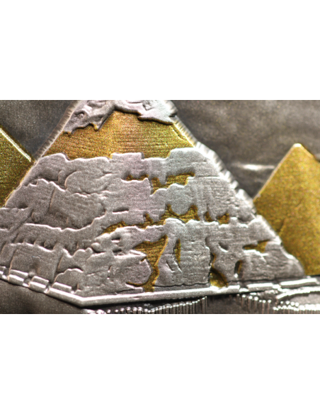 THE GREAT PYRAMID OF GIZA 2 Oz Silver Coin 10000 Francs Chad 2024 - Coins & More - Tchad