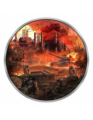 THE BATTLE OF AZOVSTAL 1 Oz Silver Coin 1 Hryvna Ukraine 2023 - Coins & More - Europa