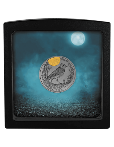 NIGHTINGALE Night Hunters Silver Coin 500 Francs Cameroon 2023 - Coins & More - Camerun