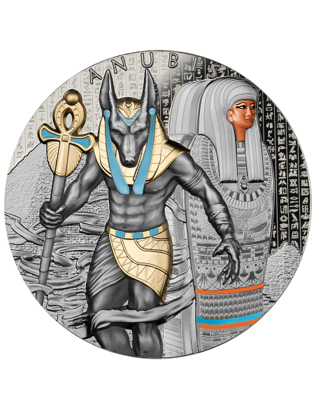 ANUBIS 2 Oz Silver Coin 2000 Francs Cameroun 2023 - Coins & More - Camerún