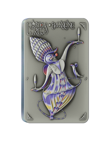 BALANCING Pastel Circus 2 Oz Silver Coin 5$ Niue 2023 - Coins & More - Niue