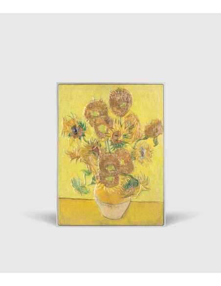 THE SUNFLOWERS 1889 By Vincent Van Gogh Colored 2.5 Oz Silver & 120g Copper Coin 10000 Francs Chad 2024 - Coins & More - Chad