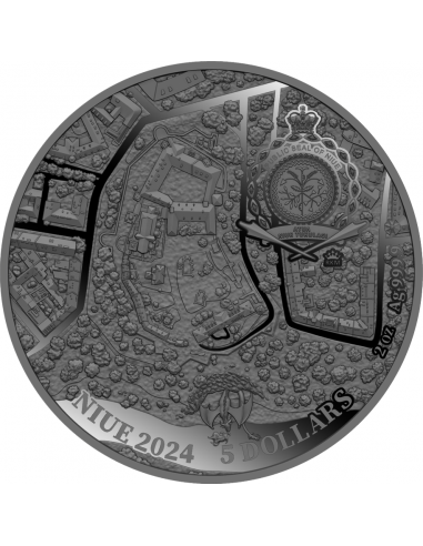 WAWEL DRAGON Popular Legends 2 Oz Silver Coin 5$ Niue 2024
