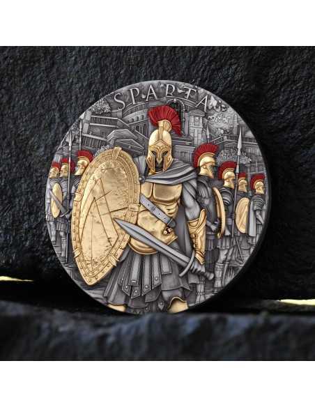 SPARTA 2 Oz Silver Coin 5$ Niue 2023 - Coins & More - Niue