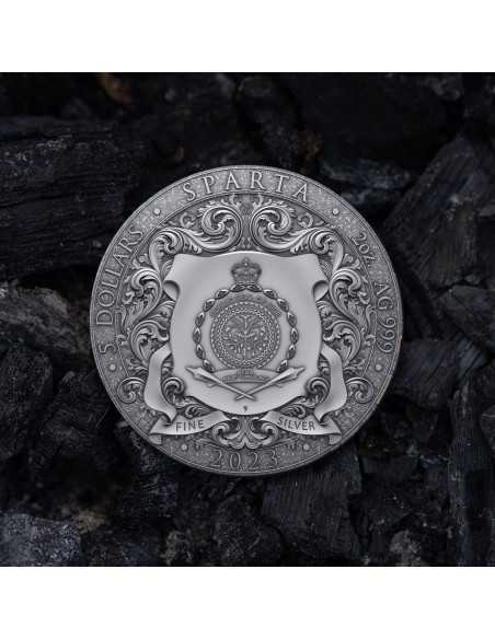 SPARTA 2 Oz Silver Coin 5$ Niue 2023 - Coins & More - Niue