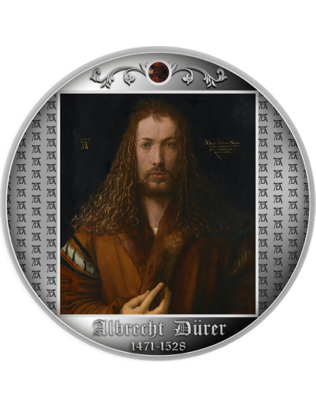 SELF PORTRAIT AT TWENTY EIGHT Albrecht Dürer Silver Coin 500 Francs Cameroon 2021 - Coins & More - Camerun