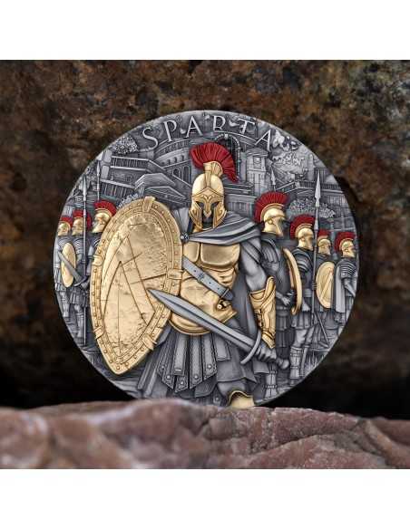 SPARTA 2 Oz Silver Coin 5$ Niue 2023 - Coins & More - Niue