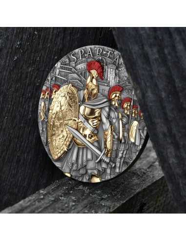 SPARTA 2 Oz Silver Coin 5$ Niue 2023 - Coins & More - Niue