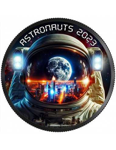 ASTRONAUTS 2023 1 Oz Silver Coin 5$ Canada 2023 - Coins & More - Canada