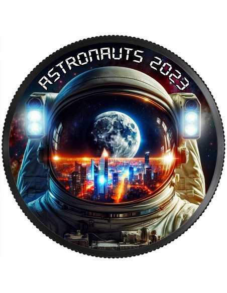 ASTRONAUTS 2023 1 Oz Silver Coin 5$ Canada 2023 - Coins & More - Canada