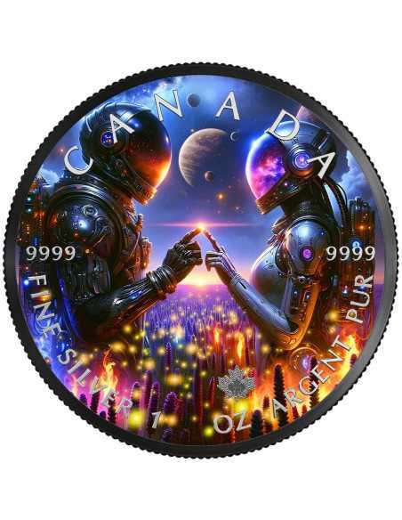 ASTRONAUTS 2023 1 Oz Silver Coin 5$ Canada 2023 - Coins & More - Canada