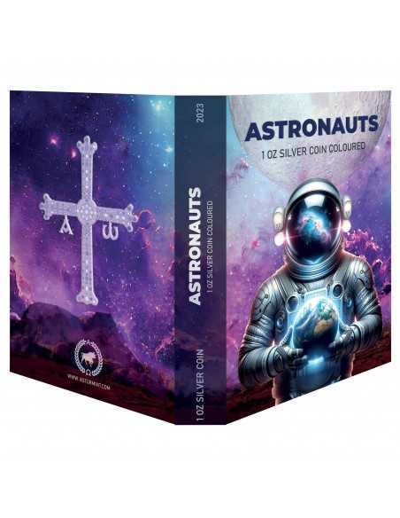 ASTRONAUTS 2023 1 Oz Silver Coin 5$ Canada 2023 - Coins & More - Canada