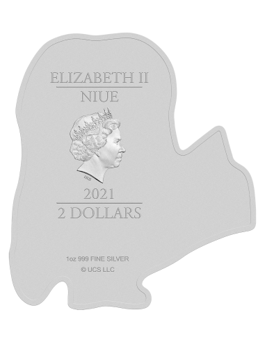 STUART Minion Made 1 Oz Silver Coin 2$ Niue 2021