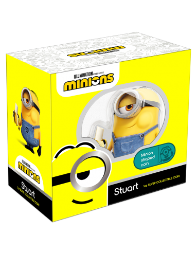 STUART Minion Made 1 Oz Silver Coin 2$ Niue 2021