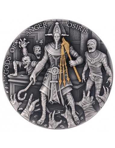 OSIRIS Gods of Anger 2 Oz Silver Coin 5$ Niue 2023 - Coins & More - Niue