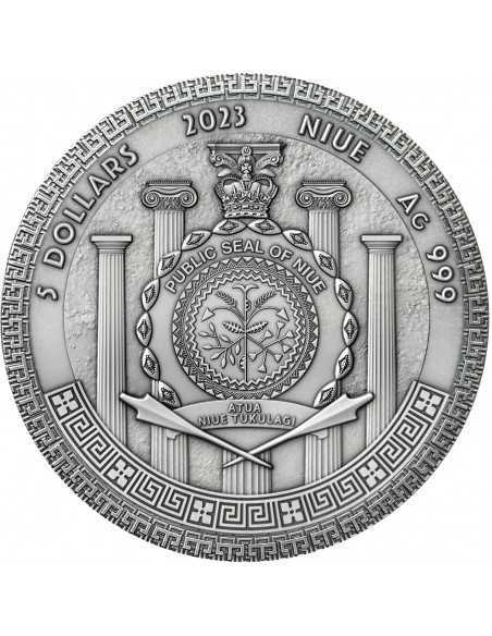 IDES OF MARCH Assassination of Julius Caesar Famous Assassinations 2 Oz Silver Coin 5$ Niue 2023 - Coins & More - Niue