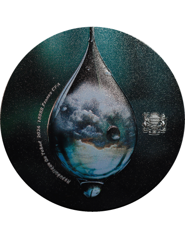 DRAGON OF RAIN AND CLOUD Black Depths Obsidian Black 9 Dragons Series 5 Oz Silver Coin 18888 Francs Chad 2024 - Coins & More ...