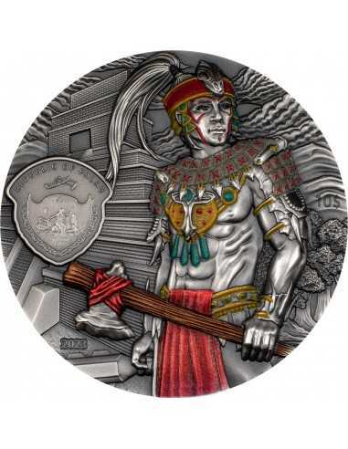 MAYANS Lost Civilizations 2 Oz Silver Coin 10$ Palau 2023 - Coins & More - Palau