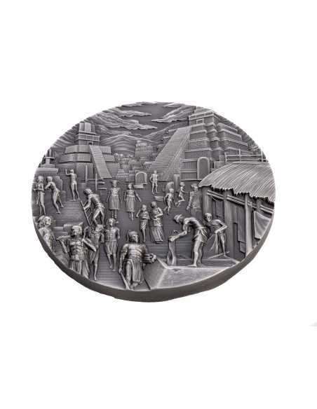 MAYANS Lost Civilizations 2 Oz Silver Coin 10$ Palau 2023 - Coins & More - Palau