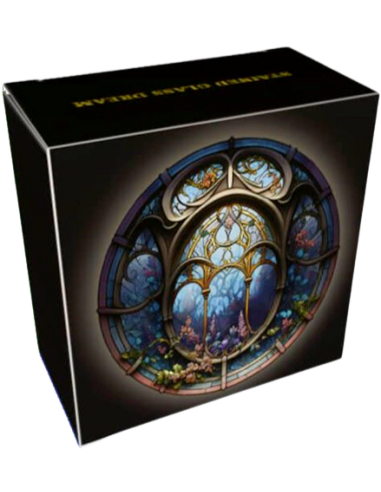 UNICORN Stained Glass Dream American Eagle 1 Oz Silver Coin 1$ USA 2023 - Coins & More - Usa