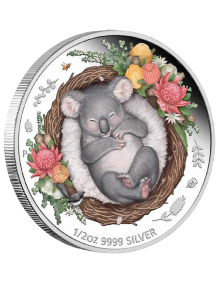 KOALA Dreaming Down Under Silver Coin 50 Cents Australia 2021 - Coins & More - Australia