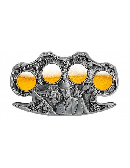 KISS OF DEATH 2 Oz Antique Silver Coin Charles III 2000 Francs Cameroon 2024 - Coins & More - Camerun