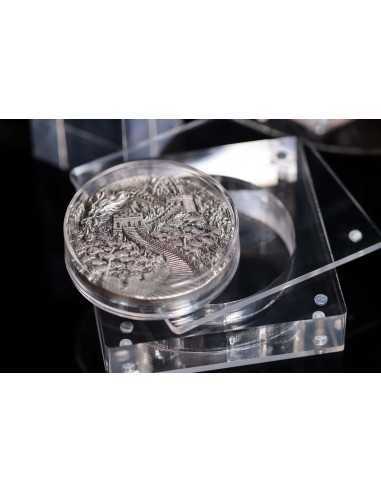 DRAGON AWAKENING AND THE GREAT WALL 5 Oz Silver Coin 10$ Niue 2024 - Coins & More - Niue