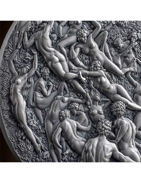 THE OREADS Celestial Beauty 5 Oz Silver Coin 5000 Francs Cameroon 2023 - Coins & More - Kamerun