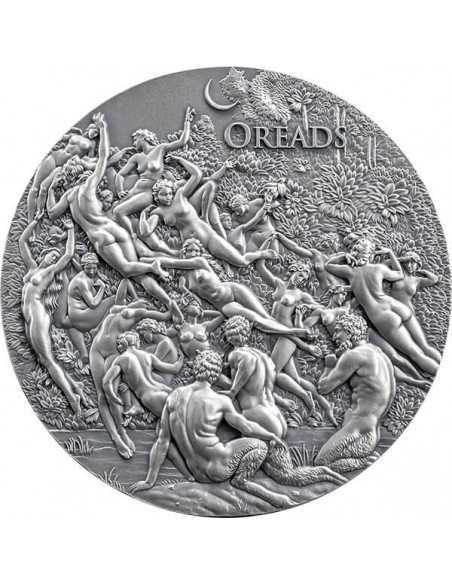 THE OREADS Celestial Beauty 5 Oz Silver Coin 5000 Francs Cameroon 2023 - Coins & More - Kamerun
