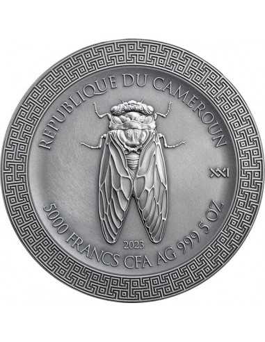 THE OREADS Celestial Beauty 5 Oz Silver Coin 5000 Francs Cameroon 2023 - Coins & More - Kamerun