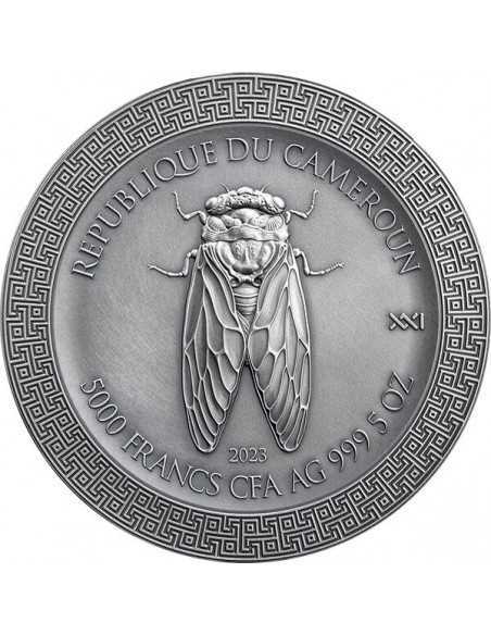 THE OREADS Celestial Beauty 5 Oz Silver Coin 5000 Francs Cameroon 2023 - Coins & More - Kamerun