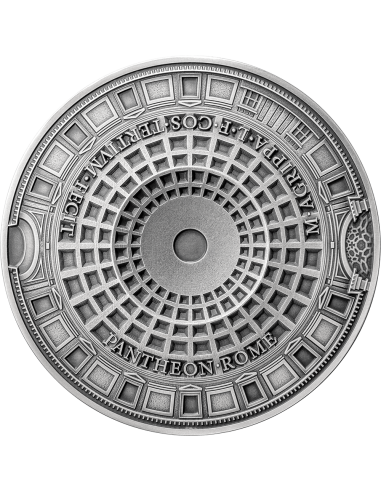 THE EYE OF PANTHEON 5 Oz Antique Silver Coin 5000 Francs Cameroon 2024 - Coins & More - Camerun