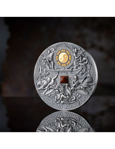 SHAOLIN KUNG FU Martial Art Styles 5 Oz Silver Coin 10$ Niue 2024 - Coins & More - Niue