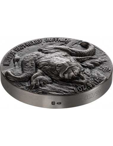 WATER BUFFALO Big Five Mauquoy 5 Oz Silver Coin 5000 Francs Ivory Coast 2020 - Coins & More - Costa de Marfil