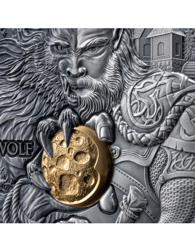 WEREWOLF 2 Oz Silver Coin 2000 Francs Cameroon 2024 - Coins & More - Cameroon
