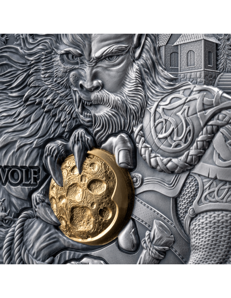 WEREWOLF 2 Oz Silver Coin 2000 Francs Cameroon 2024 - Coins & More - Cameroon