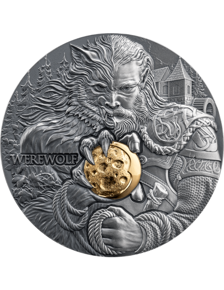 WEREWOLF 2 Oz Silver Coin 2000 Francs Cameroon 2024 - Coins & More - Cameroon