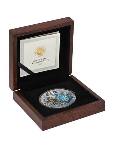 ST. MICHAEL THE PATRON OF KYIV 5 Oz Silver Coin 10$ Niue 2024 - Coins & More - Niue