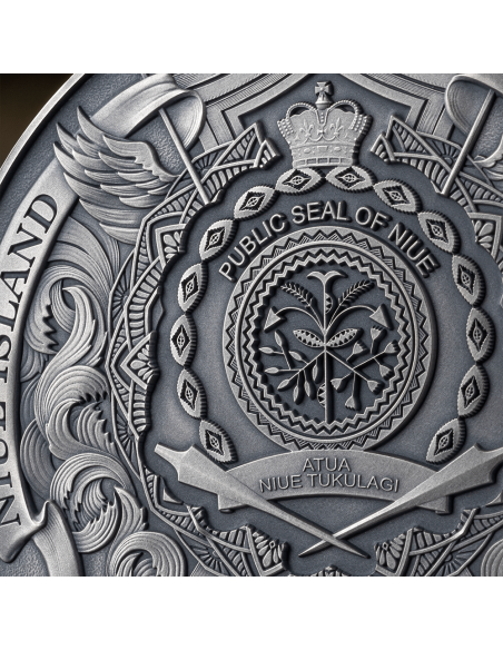 ST. MICHAEL THE PATRON OF KYIV 5 Oz Silver Coin 10$ Niue 2024 - Coins & More - Niue