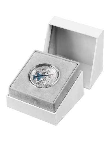 UKRAINIAN FALCONS 1 Oz Silver Coin 5 Cedis Ghana 2024 - Coins & More - Ghana