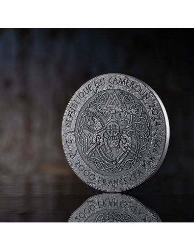 RAGNAR LOTHBROK The Way to Valhalla 2 Oz Silver Coin 2000 Francs Cameroon 2024 - Coins & More - Camerun
