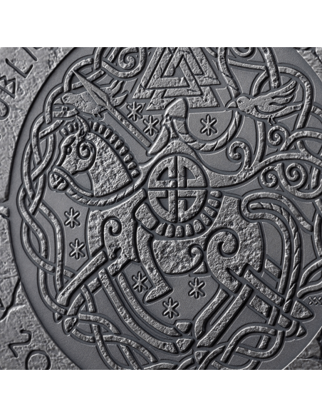 RAGNAR LOTHBROK The Way to Valhalla 2 Oz Silver Coin 2000 Francs Cameroon 2024 - Coins & More - Camerun
