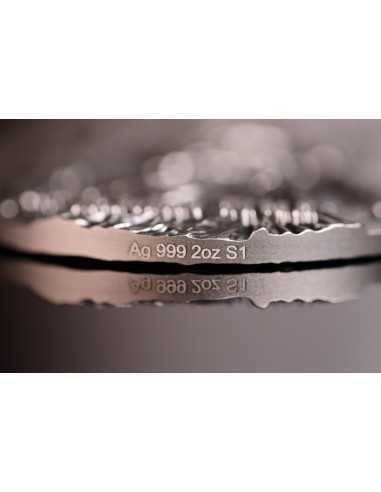 INFERNO TITAN 2 Oz Silver Coin 2000 Francs Cameroon 2024 - Coins & More - Camerún