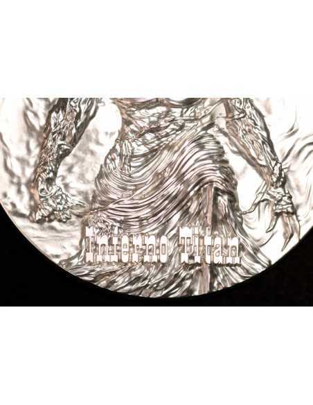 INFERNO TITAN 2 Oz Silver Coin 2000 Francs Cameroon 2024 - Coins & More - Camerún