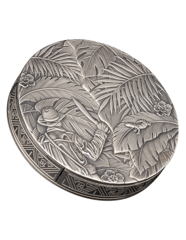 EL DORADO Sliding Door Technique 5 Oz Silver Coin 5$ Barbados 2024 - Coins & More - Barbade