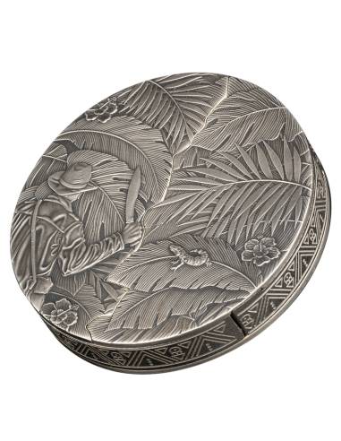 EL DORADO Sliding Door Technique 5 Oz Silver Coin 5$ Barbados 2024 - Coins & More - Barbade