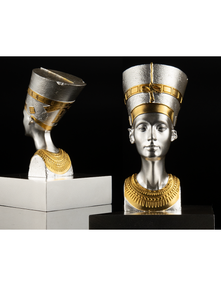 NEFERTITI BUST 3D 5 Oz Silver Coin 10$ Samoa 2024 - Coins & More - Samoa