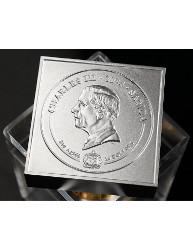 NEFERTITI BUST 3D 5 Oz Silver Coin 10$ Samoa 2024 - Coins & More - Samoa