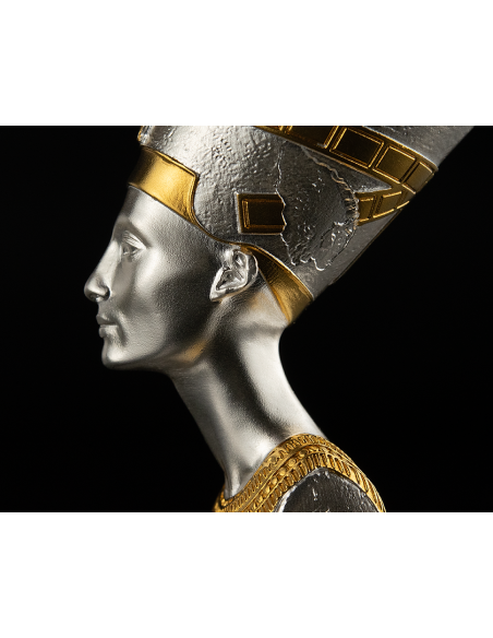 NEFERTITI BUST 3D 5 Oz Silver Coin 10$ Samoa 2024 - Coins & More - Samoa